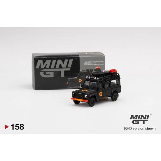 Mini Gt 1/64 No.158-R Land Rover Defender 110 Badan Inteligen Negara Indonesia