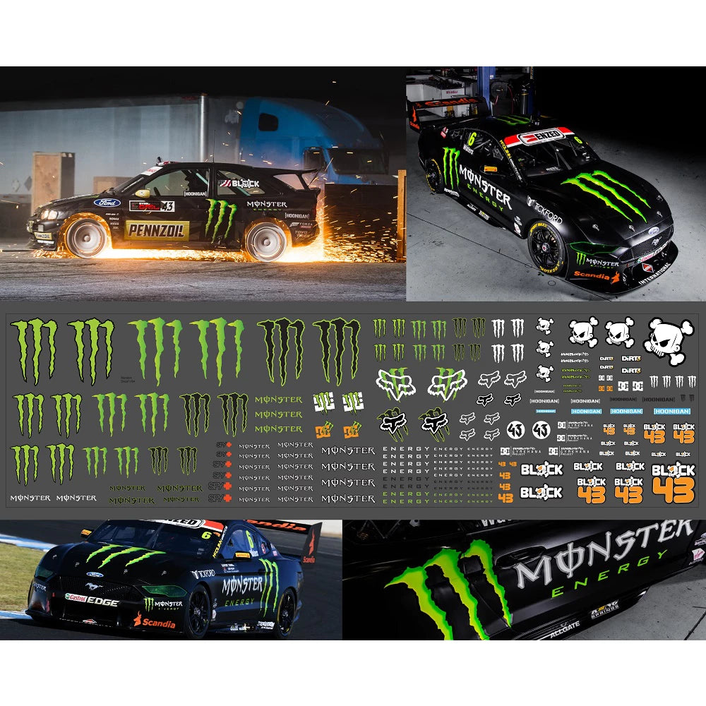 Monster ford Mustang Decal