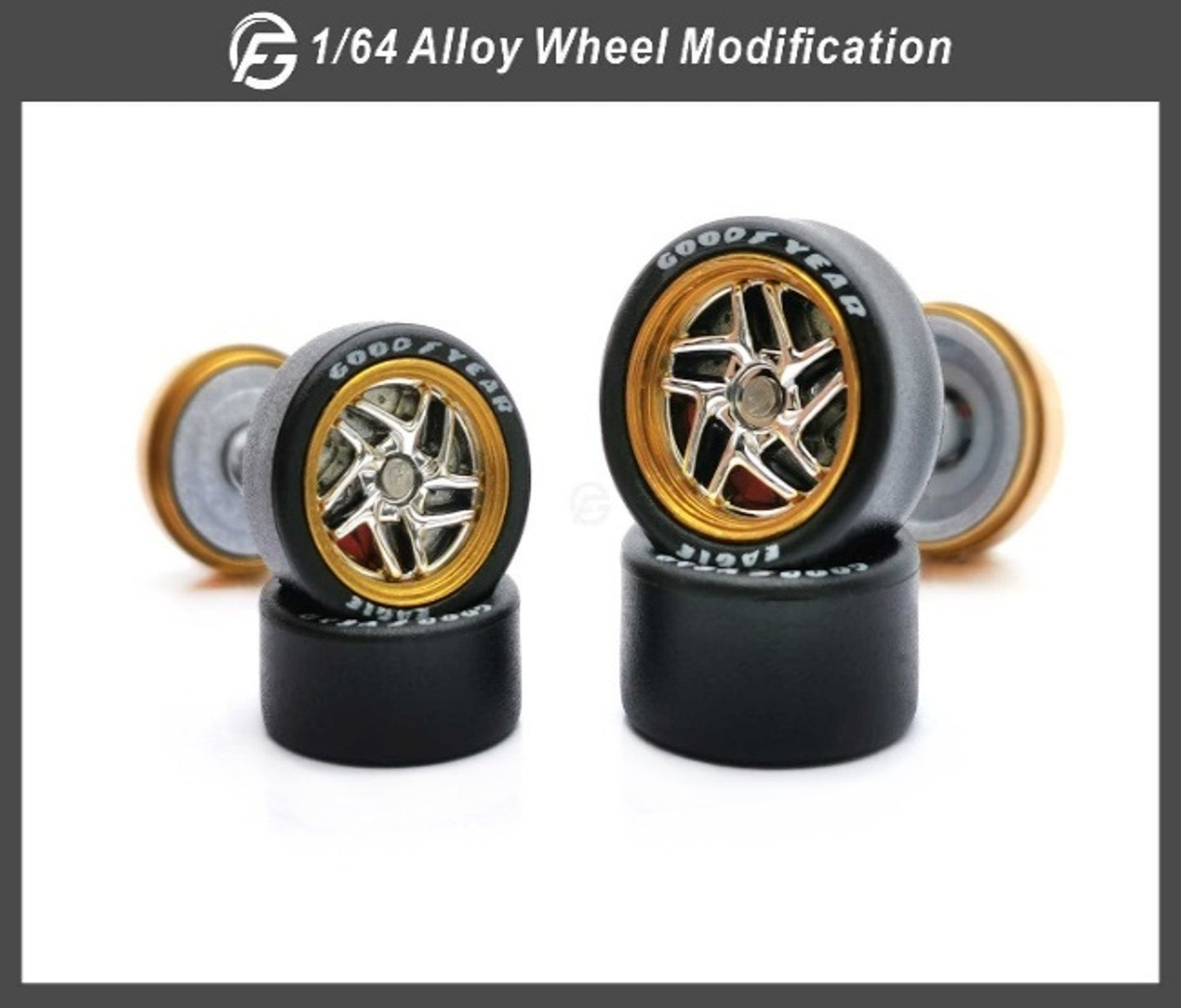 Break Caliper Wheels Staggered 11mm/12.8mm Model 14