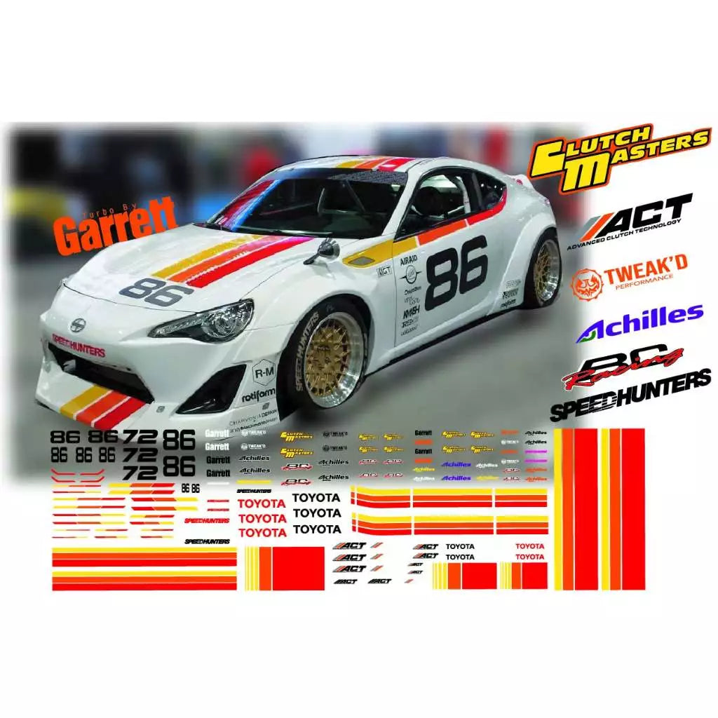 Decal Toyota Supra AE86 GT86