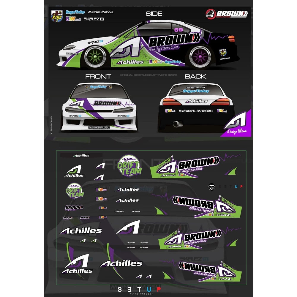 Achilles Decal