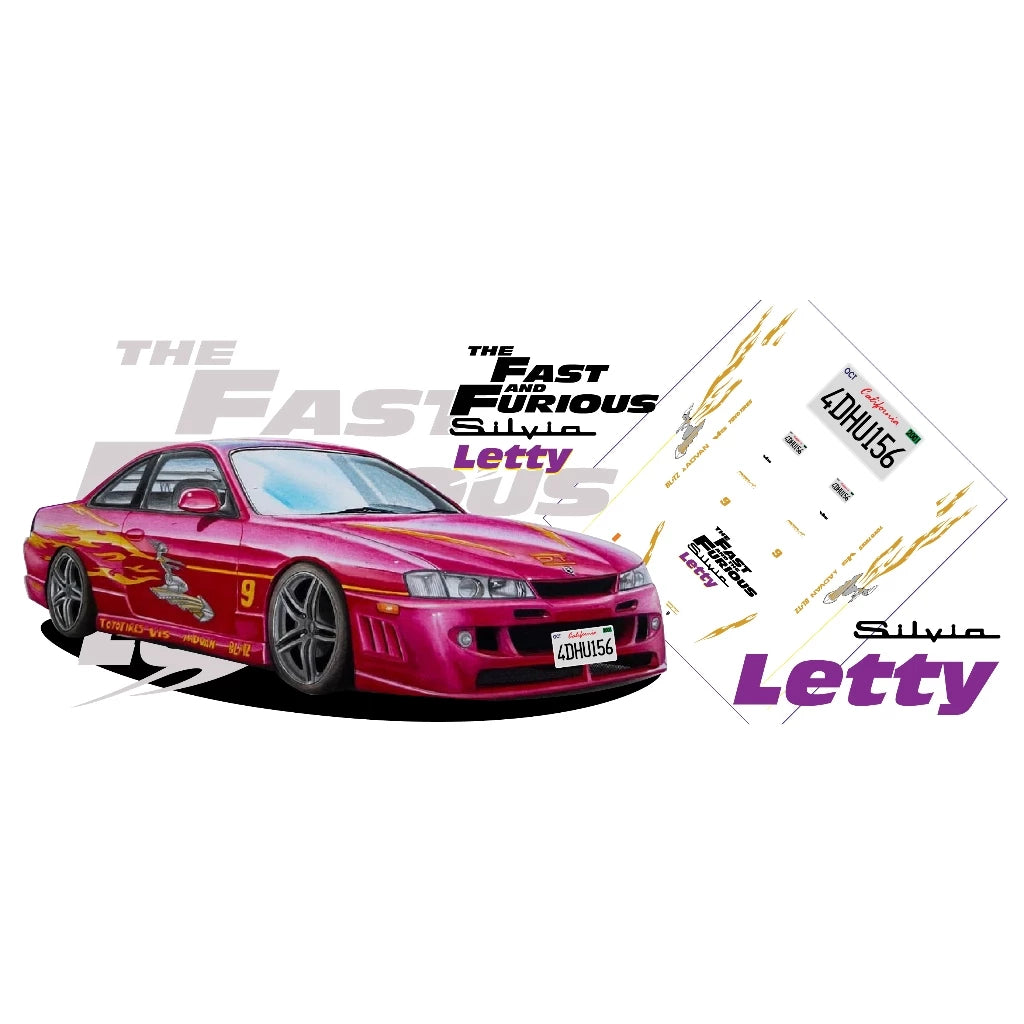 Lette Silvia Fast and furious 1/64 Decal