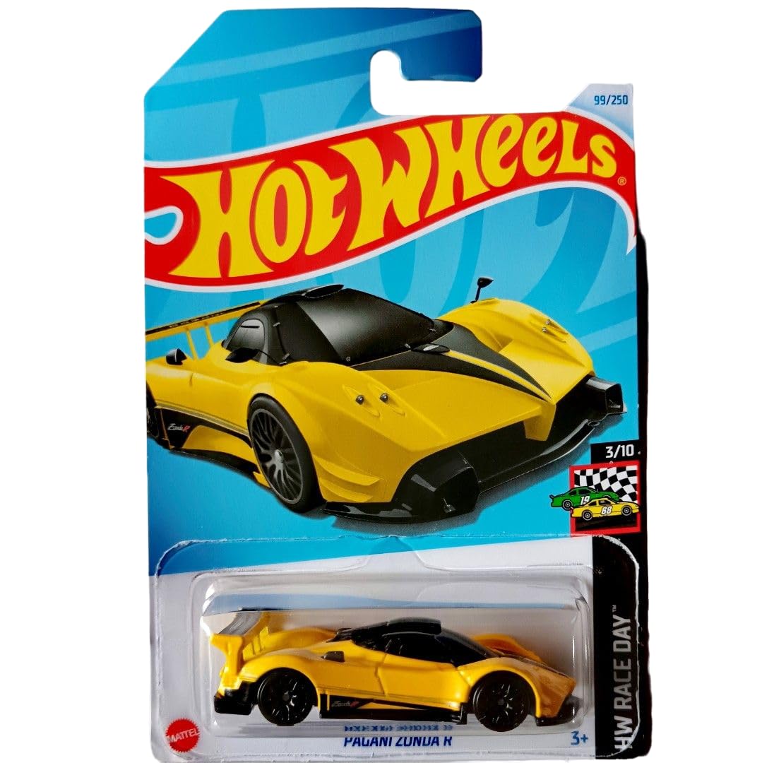 Hotwheels Mainline PAGANI ZONDA R YELLOW 2024