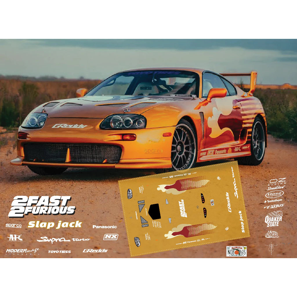 Fast and Furiou supra slap jack Decal