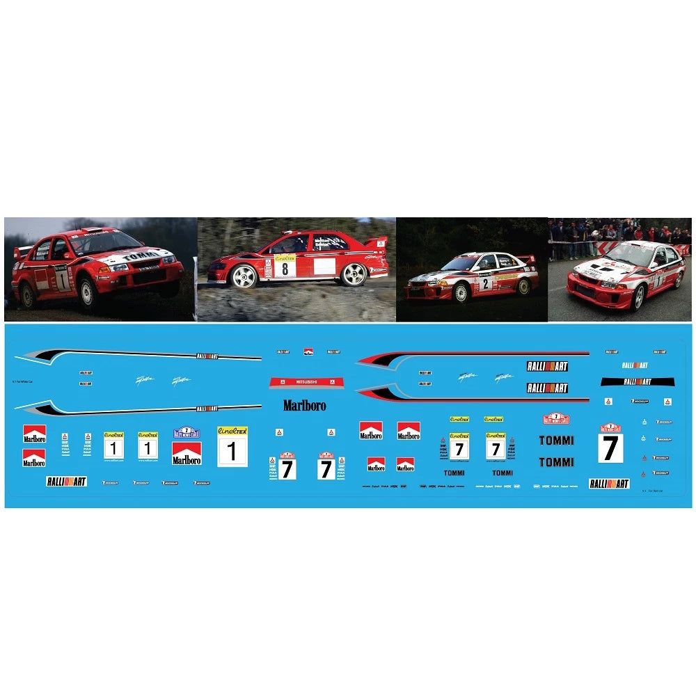 Mitsubishi Evolution Ralli art Decal