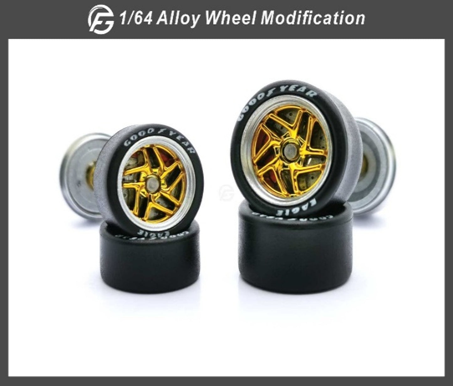 Break Caliper Wheels Staggered 11mm/12.8mm Model 10