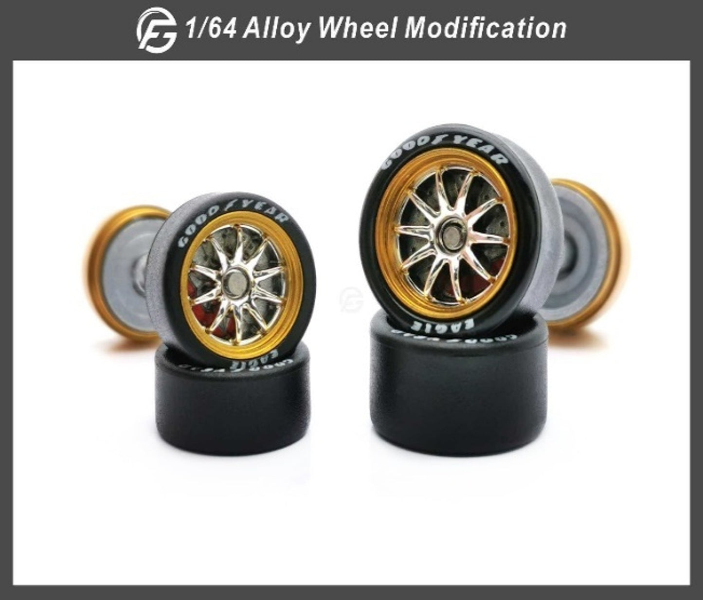 Break Caliper Wheels Staggered 11mm/12.8mm Model 13