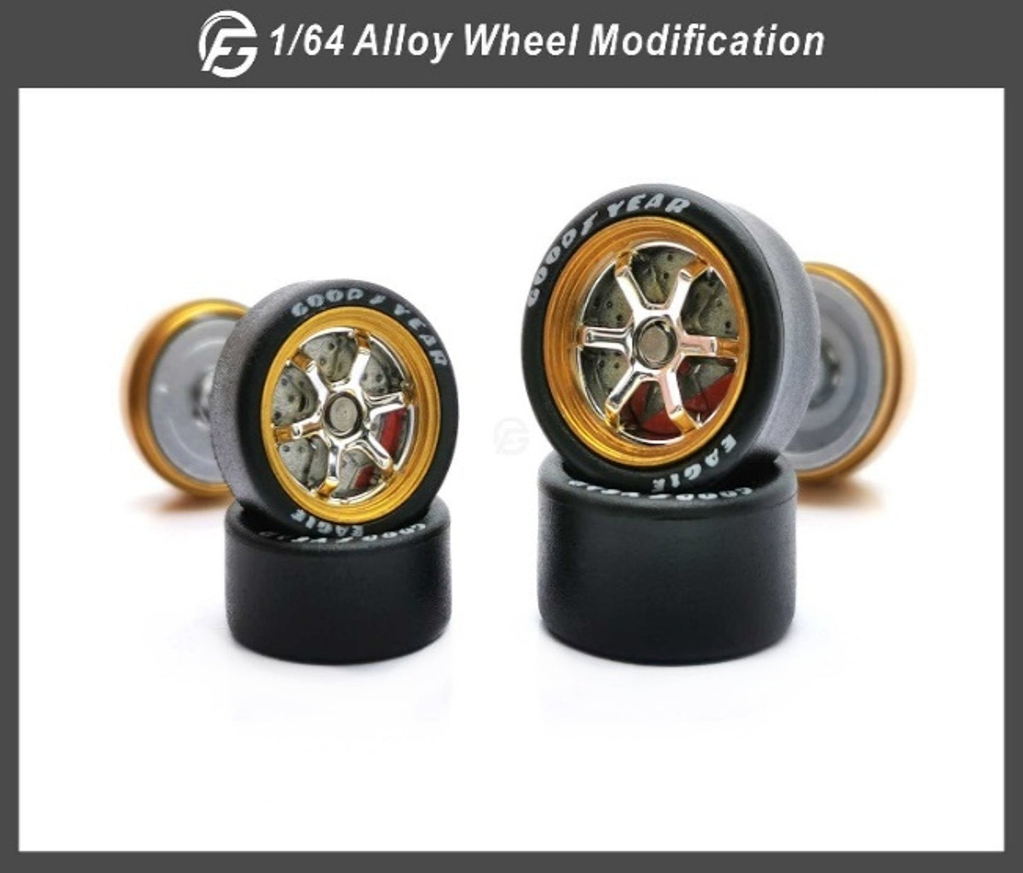 Break Caliper Wheels Staggered 11mm/12.8mm Model 16