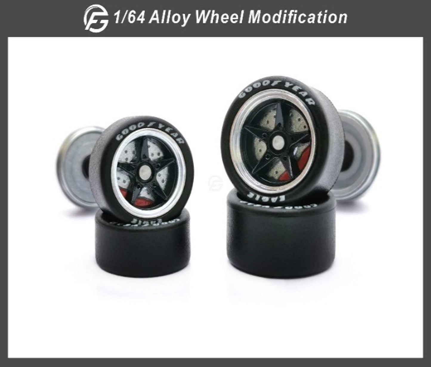 Break Caliper Wheels Staggered 11mm/12.8mm Model 23