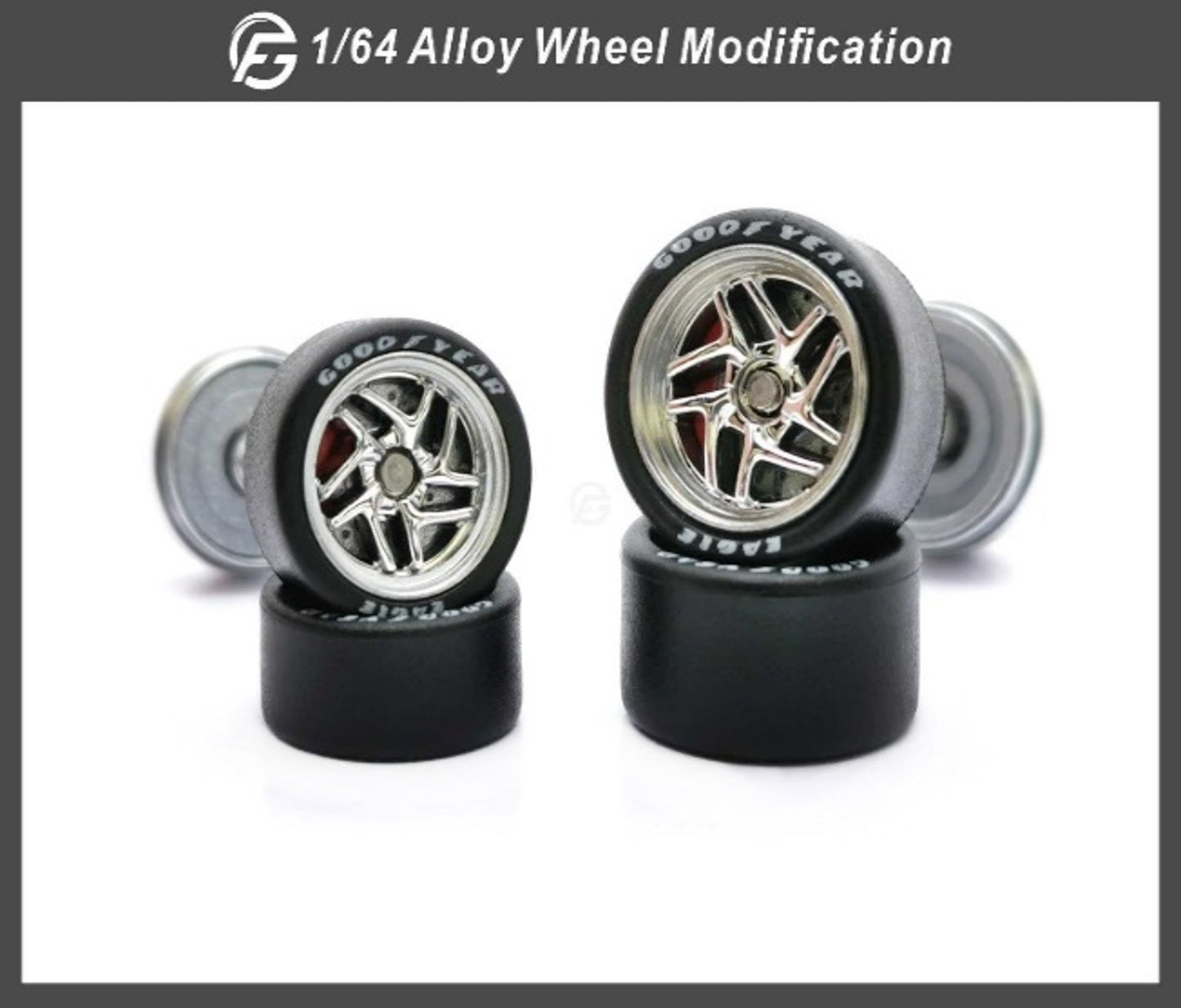 Break Caliper Wheels Staggered 11mm/12.8mm Model 6