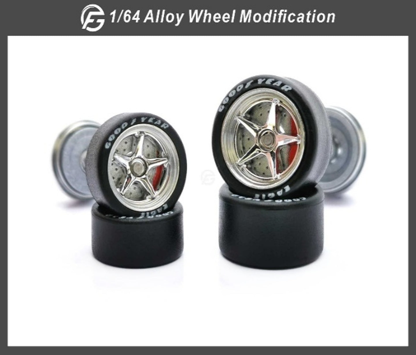 Break Caliper Wheels Staggered 11mm/12.8mm Model 7