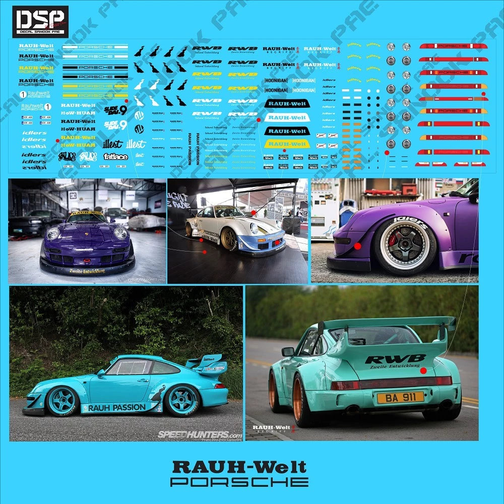 Porsche RAUH welt Decal