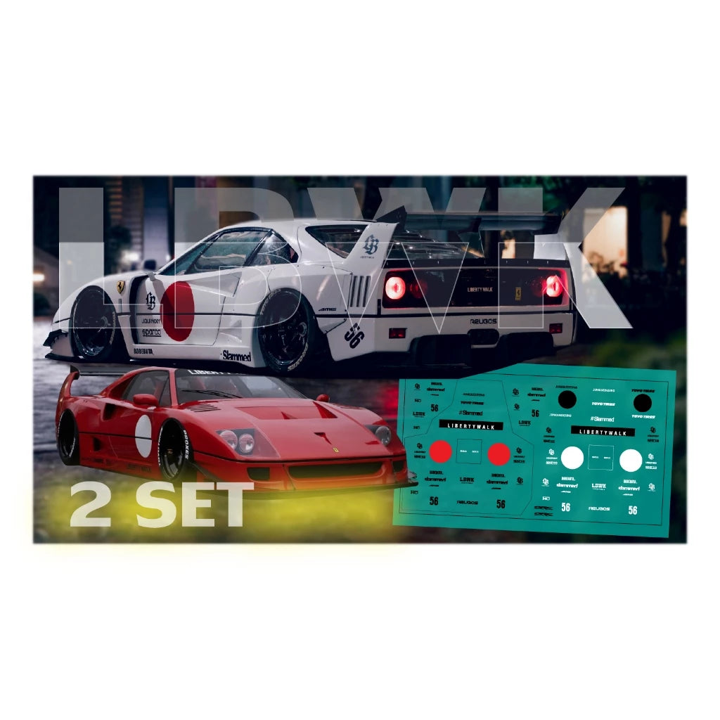 1/64 Decal water slide F40 Ferrari