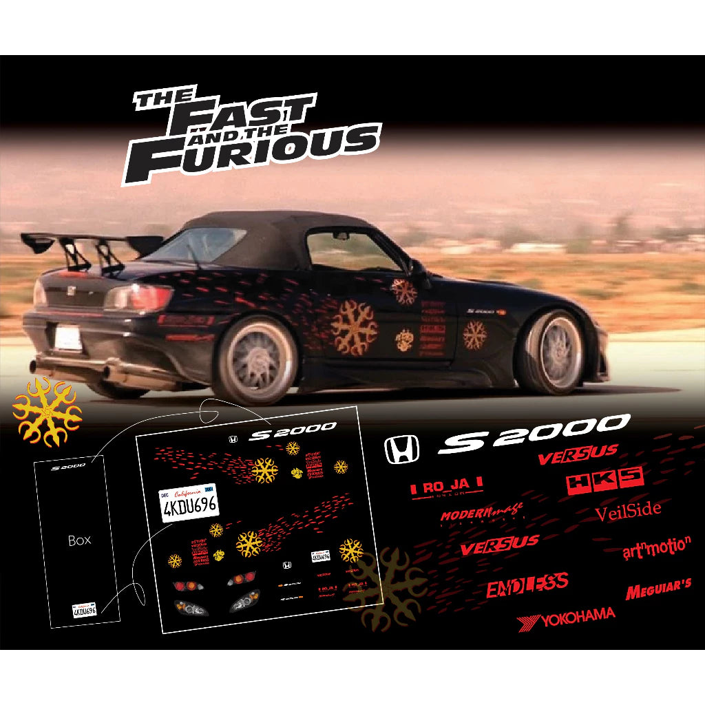 Honda s2000  Decal