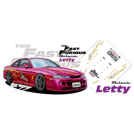 Lette Silvia Fast and furious 1/64  Decal