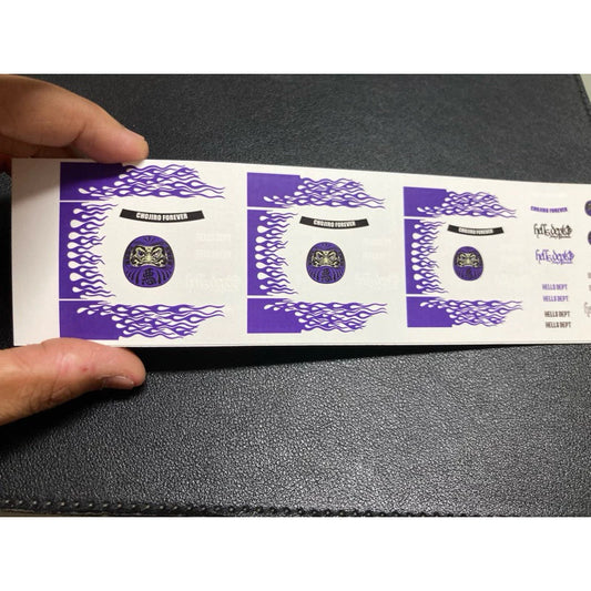 Hells dept Purple Decal