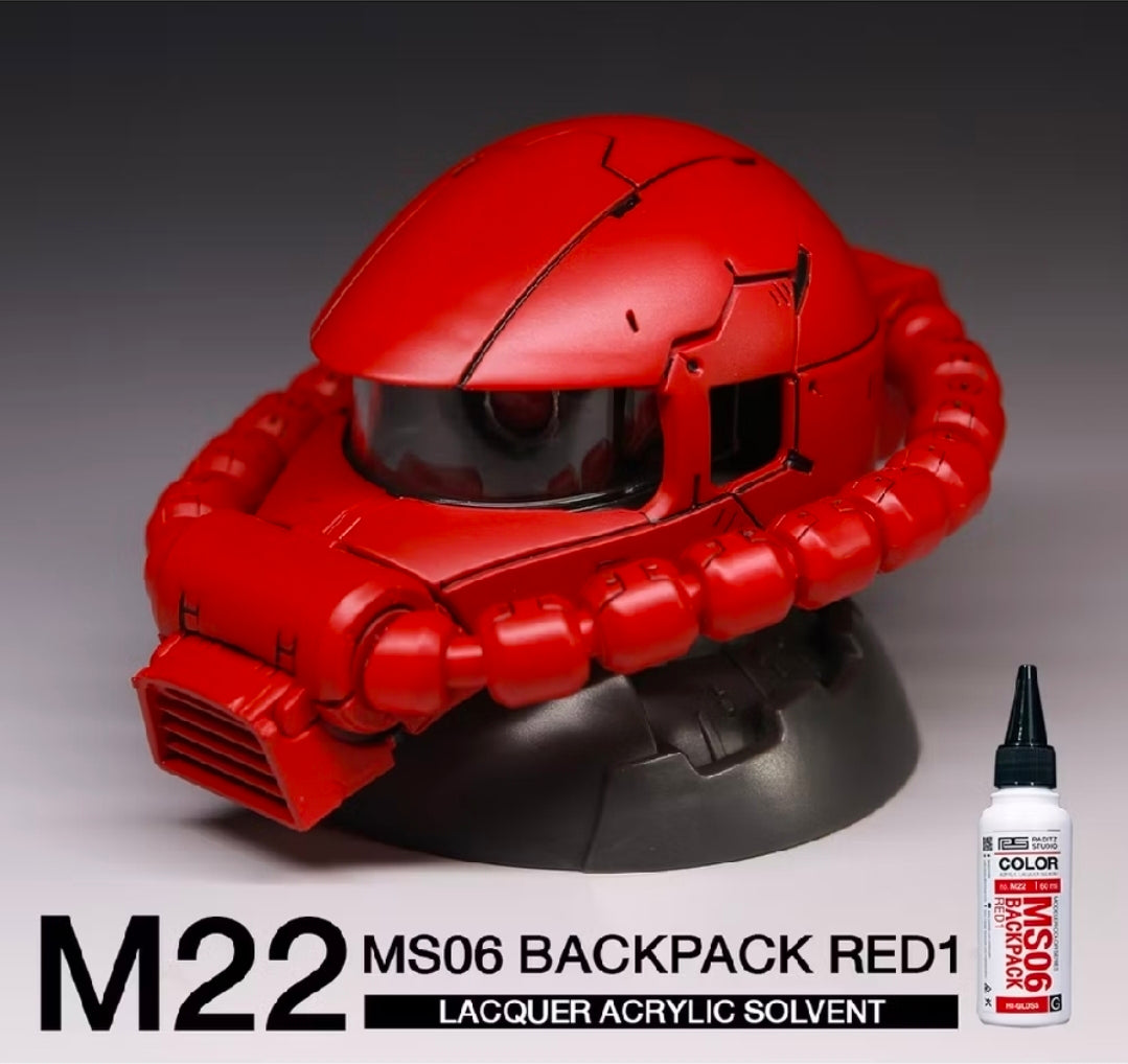 M22 Backpack red paint