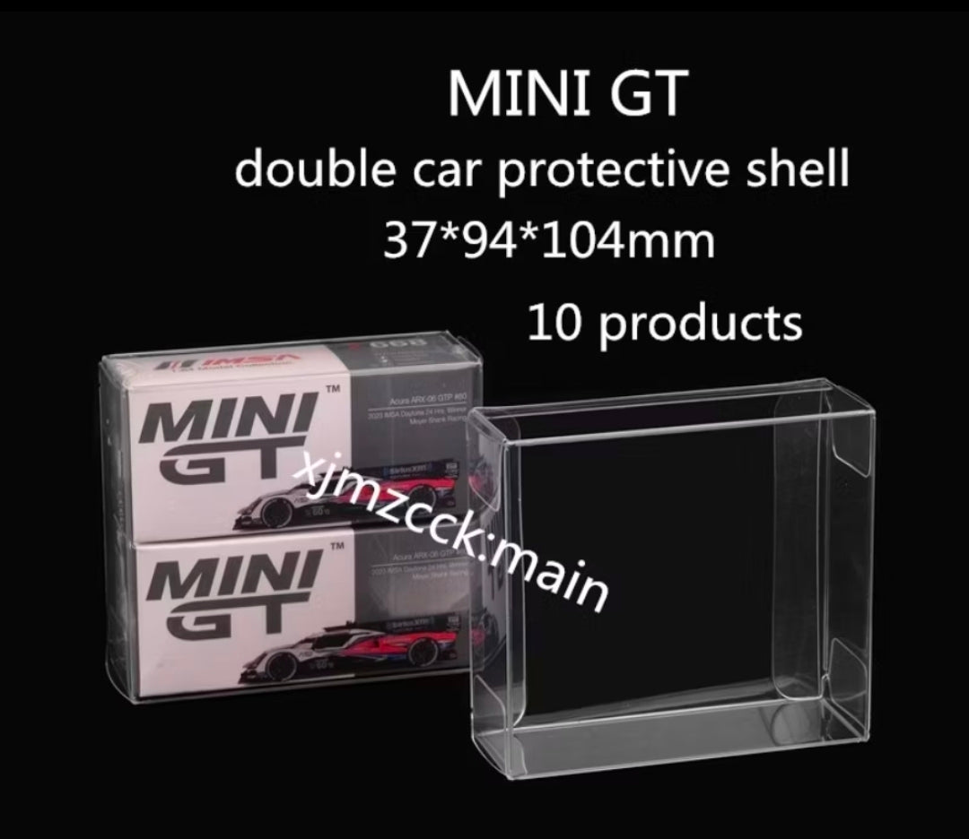 Mini gt protective case double car 10pcs