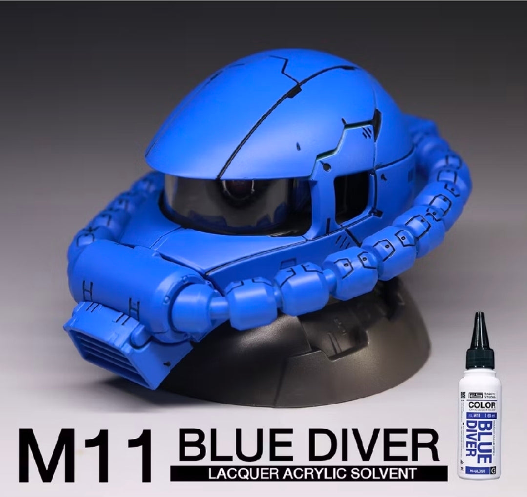 M11 Blue Diver paint