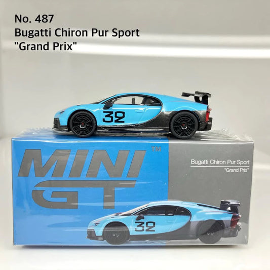 Mini GT No. 487-L Bugatti Chiron Pur Sport "Grand Prix" Pre Order