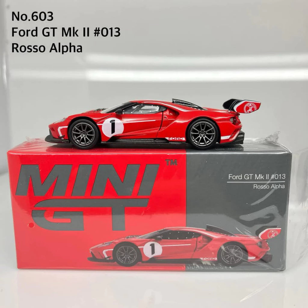 Mini GT No.603-L Ford GT MK II #013 Rosso Alpha LHD Pre Order