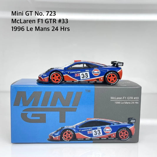Mini GT No. 723 McLaren F1 GTR #33 1996 Le Mans 24 Hrs Pre Order