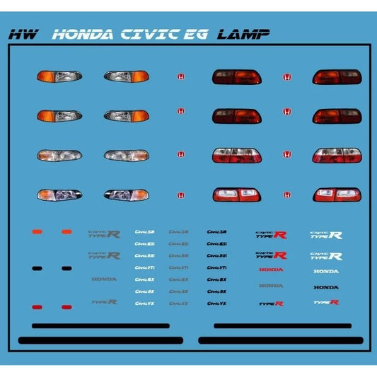 HondaCivic Lamp decal