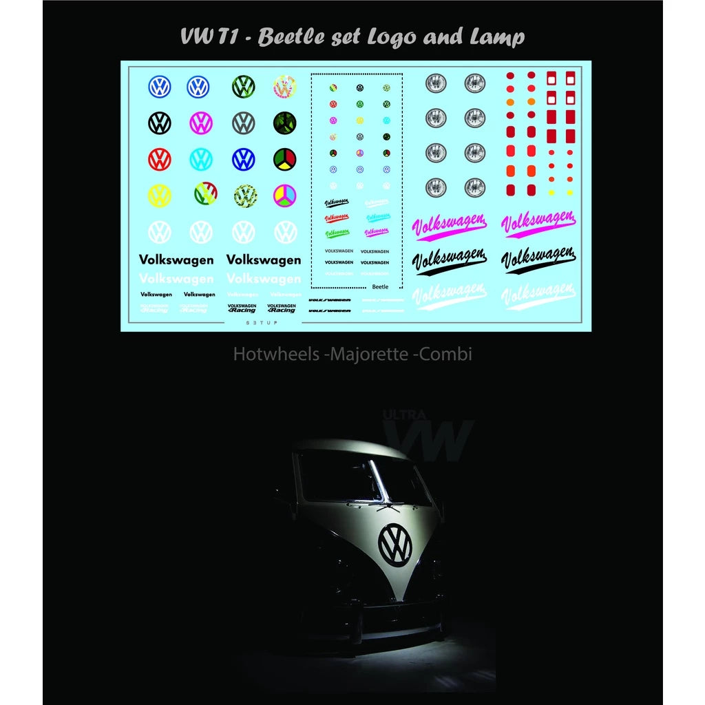 Volkswagen panel T1 logo decal